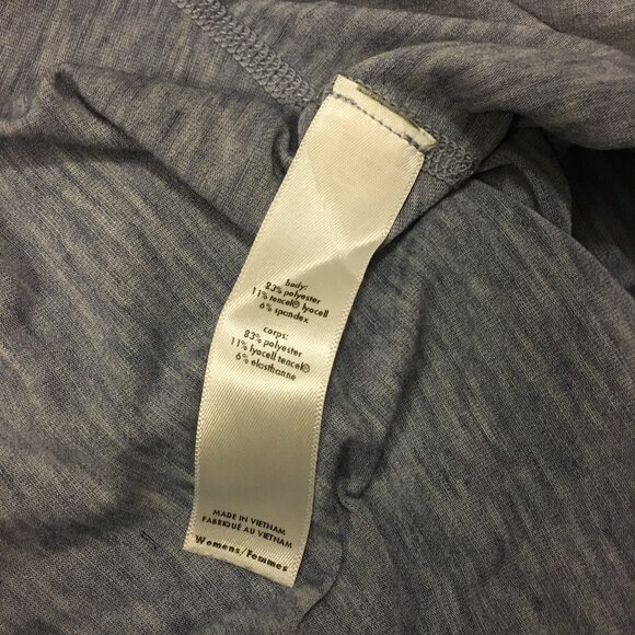 Lucy Grey Blue Heathered Racer Back Tank Top - Picture 8 of 13